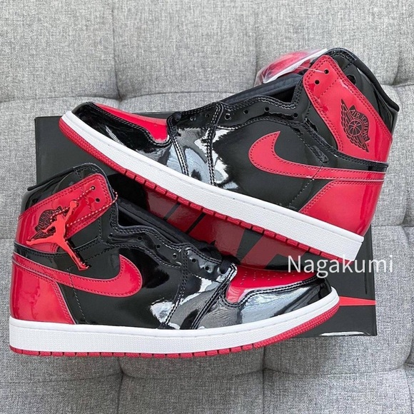 ❤️🖤🤍 Nike Air Jordan 1 retro High OG bred shoes 6Y 6.5Y - Picture 3 of 4
